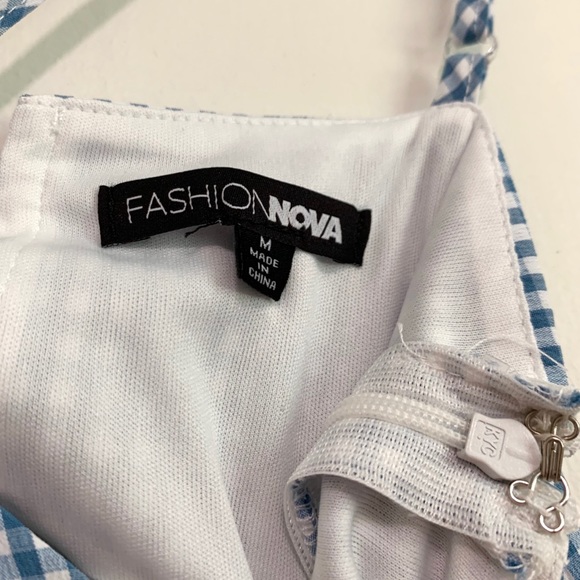Fashion Nova Gingham Dress - Picture 7 of 7